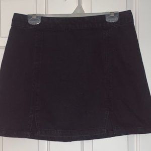 ASOS Washed Black Denim Skirt